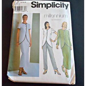 Simplicity 8602 Sewing Pattern Misses Tunic Top, Long Skirt and Pants  Uncut Siz